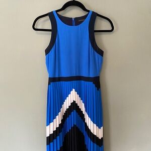 Banana Republic Pleated Midi Cocktail Dress